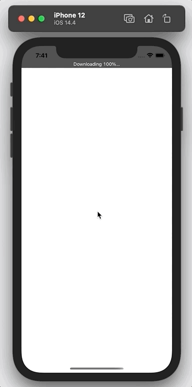 Lottie splash screen ios