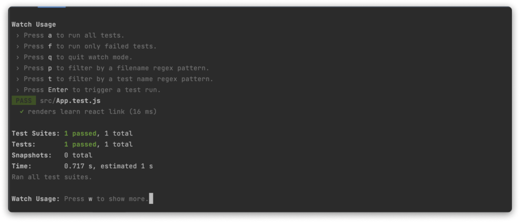 CICD (react jest)